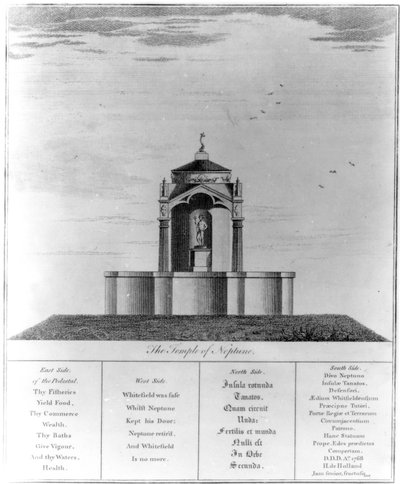 The Temple of Neptune at Kingsgate in the Isle of Thanet, 1768 by English School
