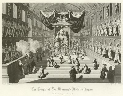The Temple of Ten Thousand Idols, Japan by English School