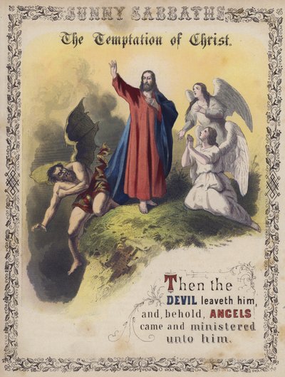 The Temptation of Christ by English School