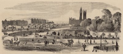 The Thames Embankment by English School