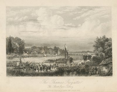 The Thames Regatta by English School