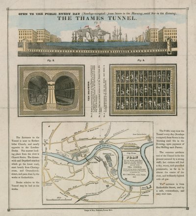 The Thames Tunnel by English School