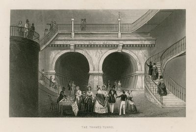 The Thames Tunnel by English School