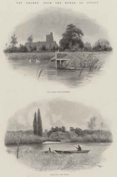 The Thames, from the Tower to Iffley by English School
