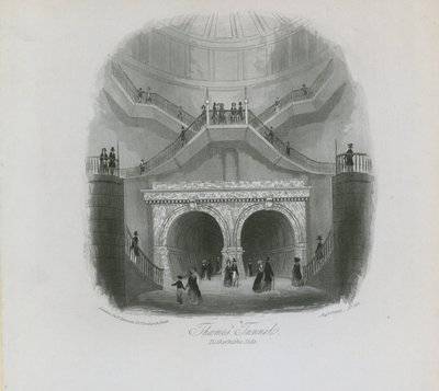 The Thames Tunnel by English School