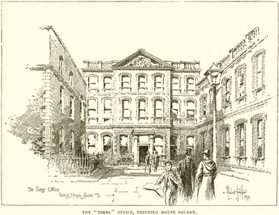 The Times Office, Printing House Square by English School
