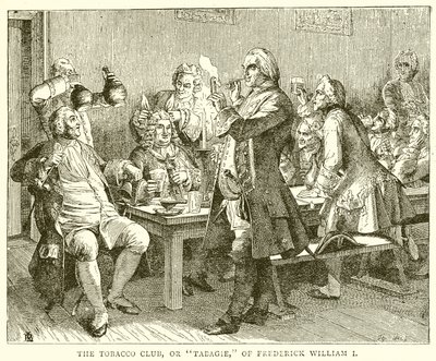 The Tobacco Club, or Tabagie, of Frederick William I by English School