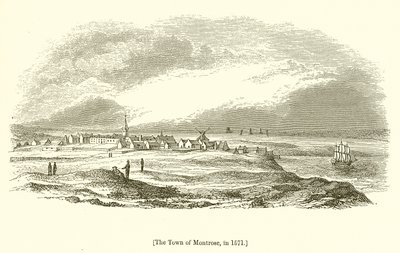 The Town of Montrose, in 1571 by English School