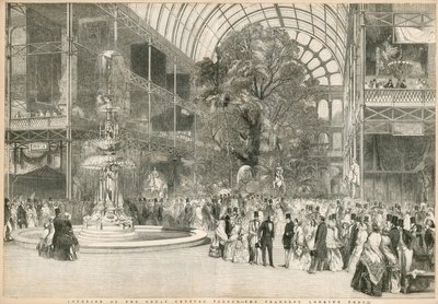 The Transept, Looking North, Great Exhibition, 1851 by English School