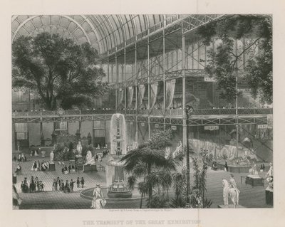 The Transept of the Great Exhibition, Looking South by English School