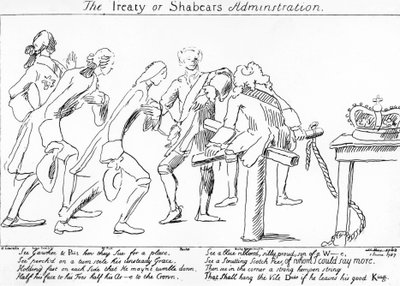 The Treaty or Shabears Administration, 1757 by English School