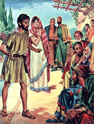 The Trial of Susanna by English School