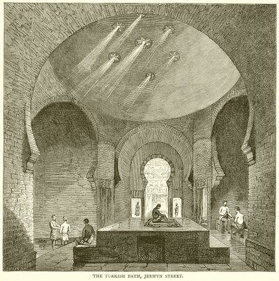 The Turkish Bath, Jermyn Street by English School