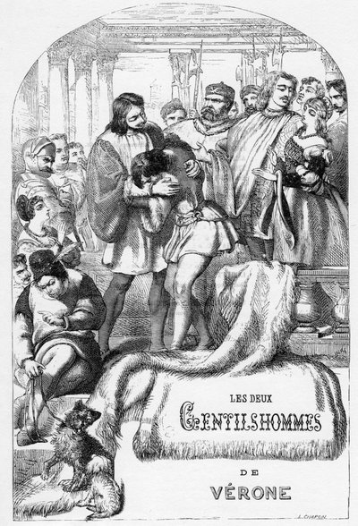 The Two Gentlemen of Verona by English School