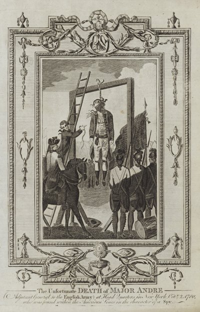 The Unfortunate Death of Major Andre by English School