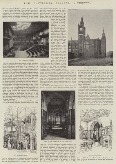 The University College, Liverpool by English School