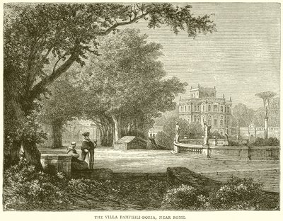The Villa Pamphili-Doria, near Rome by English School