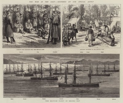 The War in the East (engraving) by English School