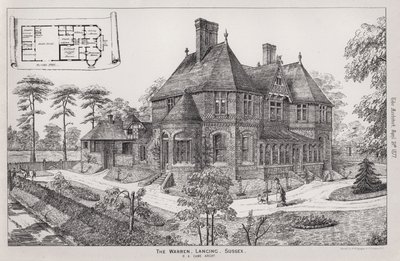 The Warren, Lancing, Sussex by English School