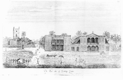 The West Side of Bombay Green, India, from Voyage to the East Indies by John Henry Grose, 2nd edition, 1766 by English School