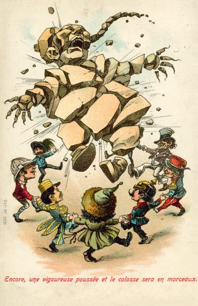 The Western Powers pulling China apart by English School