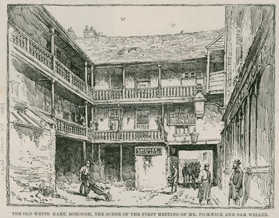 The White Hart, Southwark by English School