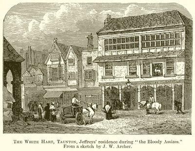 The White Hart, Taunton, Jeffreys Residence during the Bloody Assizes by English School