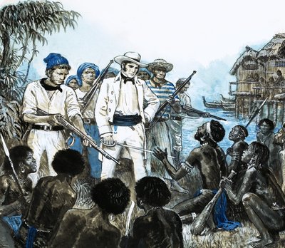 The White Rajah of Sarawak by English School