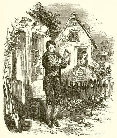 The Young Robert Burns by English School