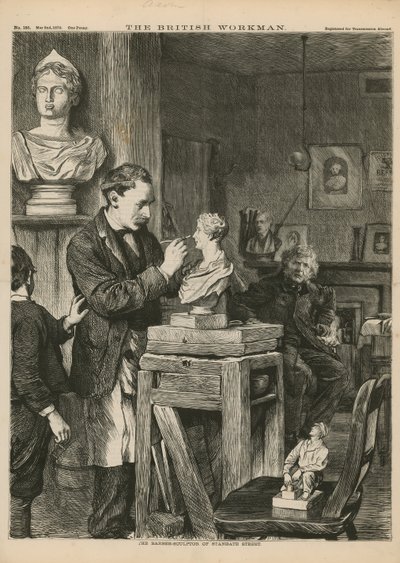 The barber sculptor of Stangate Street by English School