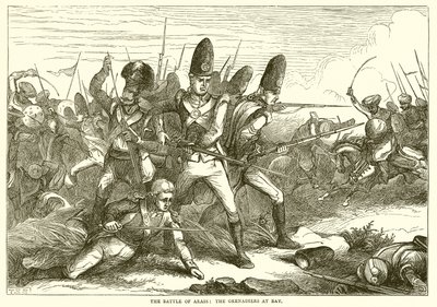 The battle of Arass: The grenadiers at bay by English School