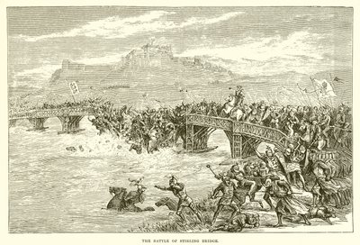 The Battle of Stirling Bridge by English School