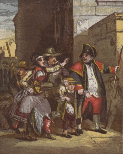 The beadle of the parish by English School