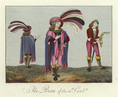 The Beau of the 15th Century by English School
