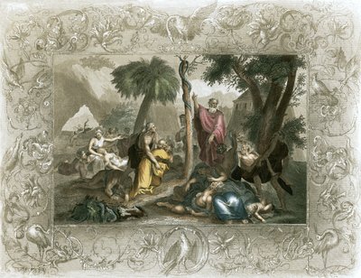 The Brazen Serpent by English School