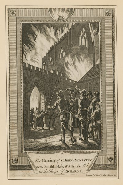 The burning of St John