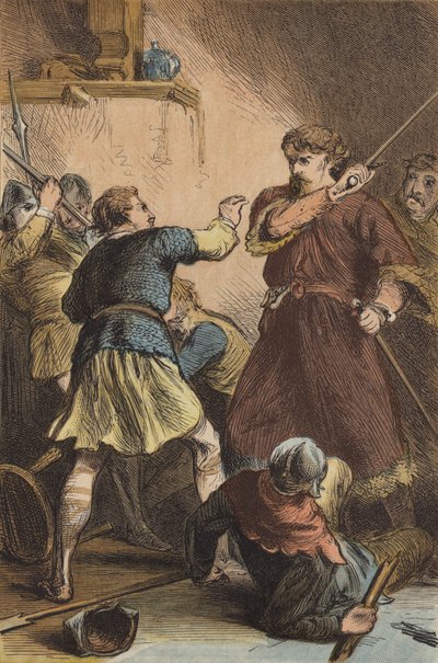 The Capture of Richard I by Leopold of Austria by English School
