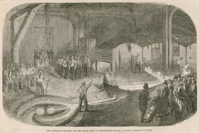 The Casting of the Great Clock of Westminster Palace at Norton, Stockton-on-Tees by English School