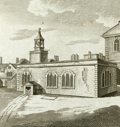 The Chapel in the Tower of London by English School