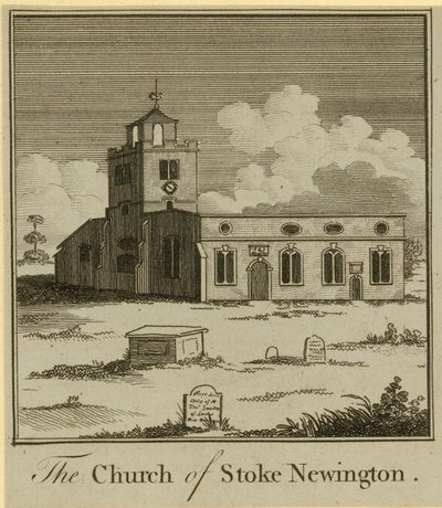 The Church of Stoke Newington by English School