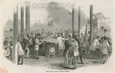 The clearing house in Lombard Street, London by English School
