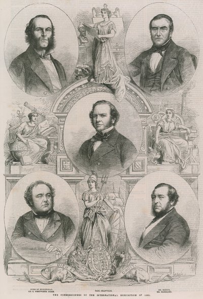 The commissioners of the International Exhibition of 1862 by English School