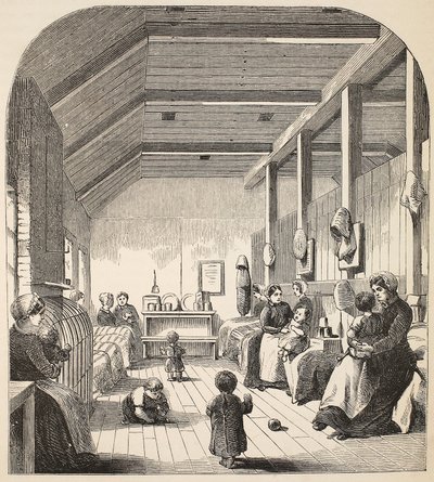 The convict nursery at Brixton, illustration from The Criminal Prisons of London and Scenes from Prison Life by Henry Mayhew and John Binny, pub. 1862 by English School