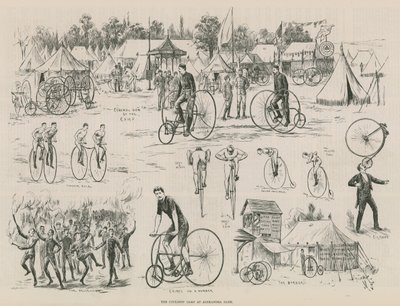 The Cyclists Camp at Alexandra Park by English School