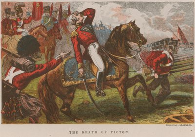 The Death of Picton by English School