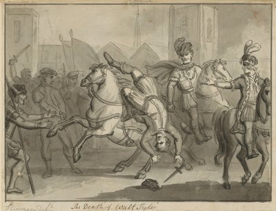 The Death of Wat Tyler by English School