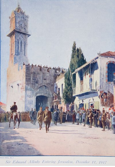 The deliverers of Jerusalem: Sir Edmund Allenby