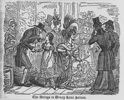 The Doings in a Drury Lane Saloon by English School