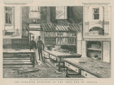 The Dynamite Outrages at the West End of London by English School