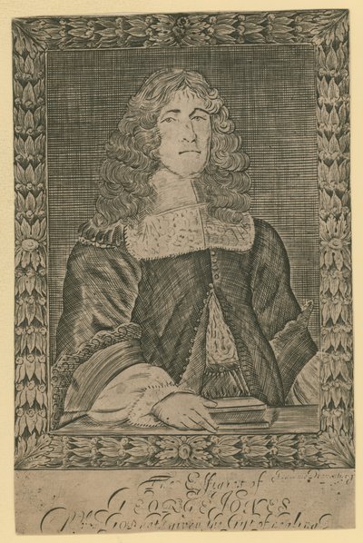 The effigies of George Jones, whom God has given the Gift of England by English School